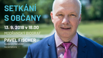 Pozvánka: Setkání s občany v Modřanském biografu 13. září v 18 hodin