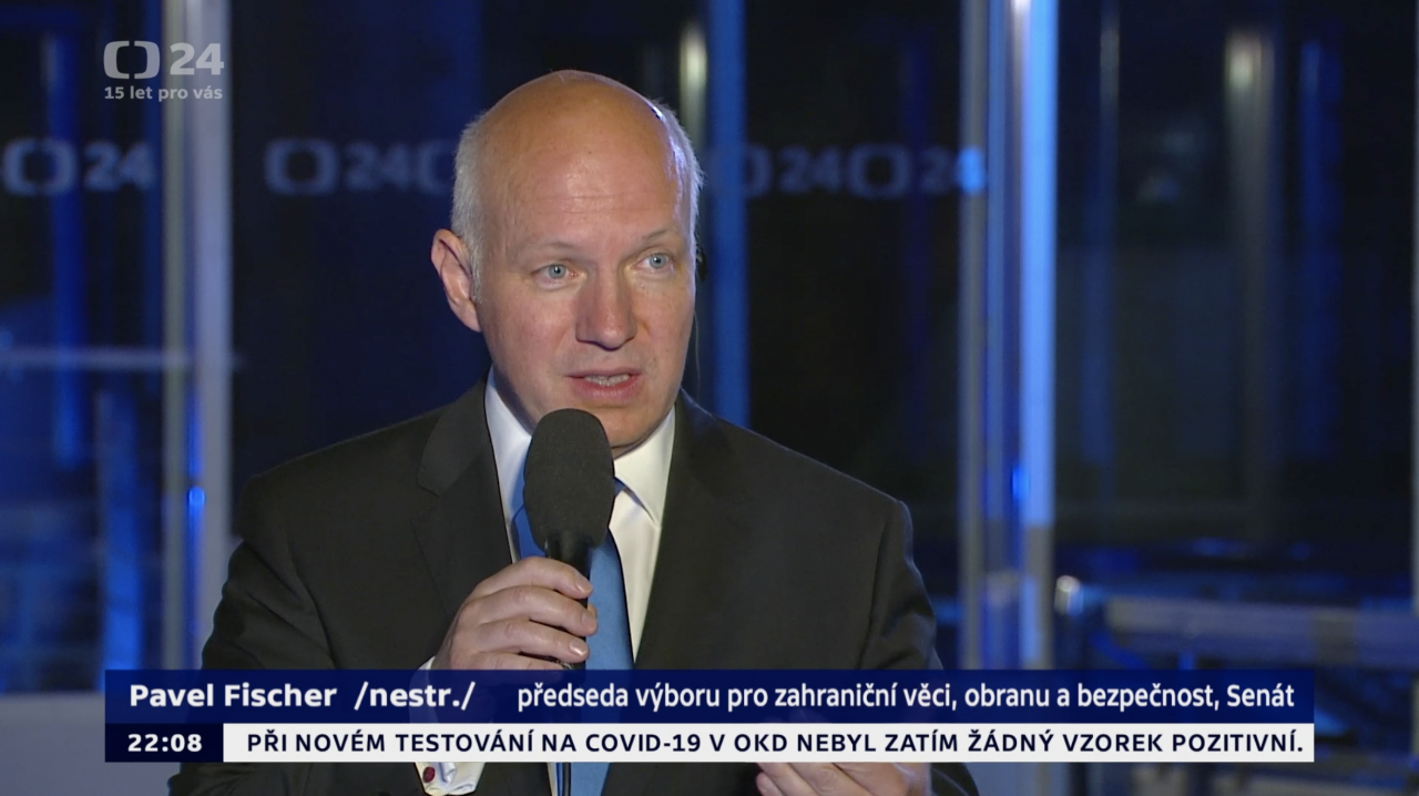 Pavel Fischer v pořadu Události, komentáře České televize 17. června 2020