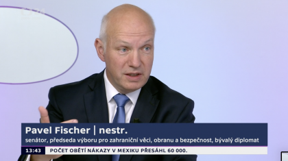 Pavel Fischer hostem Otázek Václava Moravce 23. srpna 2020